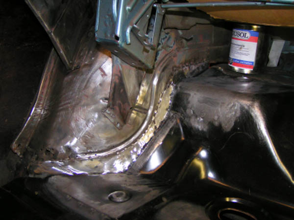 Left Rear Wheelhousing